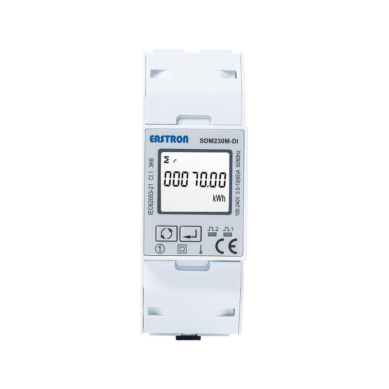 Digital Input RS485 100A Din Rail Single Phase ETL Energy Meter