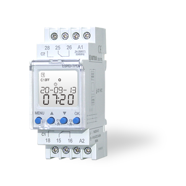 Pulse Program Double Channels Digital Weekly Time Switch