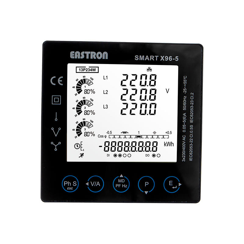 RS485 Modbus Three Phase Panel Mounted Multi-function Panel Meter for Electricity Distribution