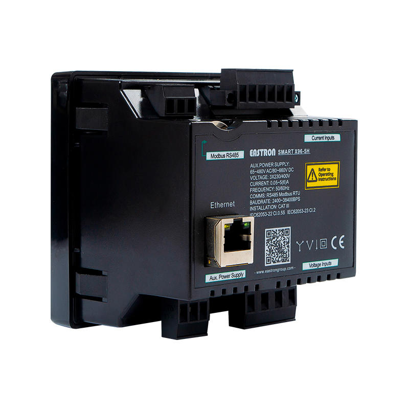 Ethernet Modbus TCP Three Phase Panel Mounted Panel Meter for Electricity Distribution