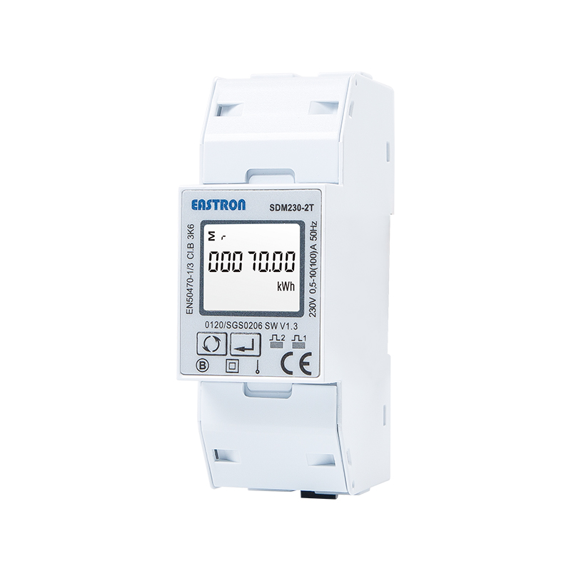 Dual Tariff RS485 Modbus Din Rail Multi-function Single Phase ETL Energy Meter