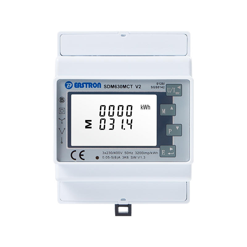 MID Approved CT Type Din Rail Three Phase Multi-function Solar PV /Zero Export Meter for PV Metering
