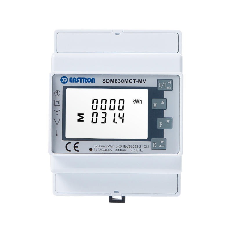 RS485 mA/mV CT operated Din Rail Three Phase Multi-function Energy Meter