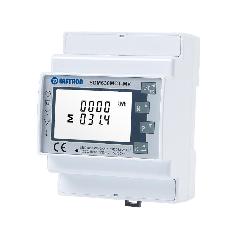 RS485 mA/mV CT operated Din Rail Three Phase Multi-function Energy Meter