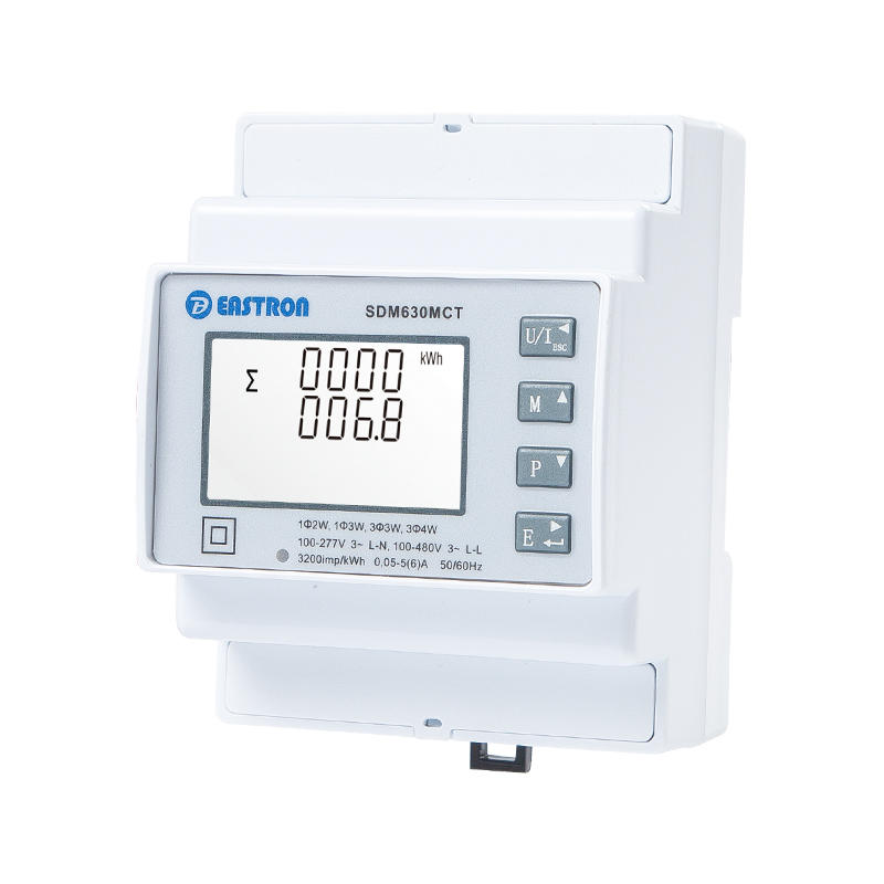 RS485 Modbus CT operated Din Rail Three Phase Multi-function Energy Meter