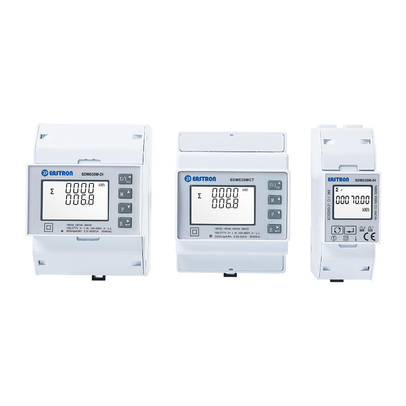 RS485 Modbus CT operated Din Rail Three Phase MID Energy Meter