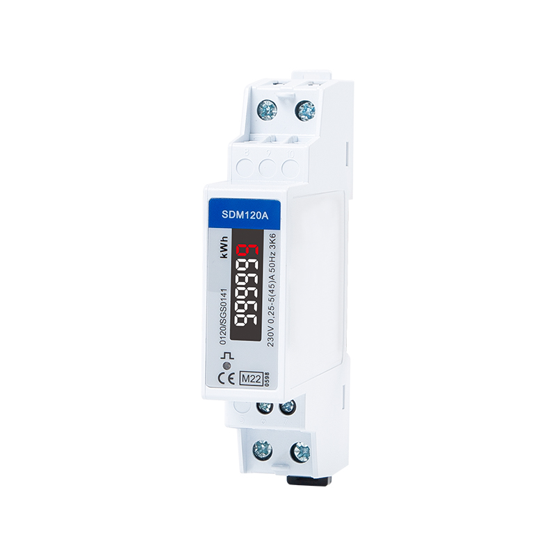 Analog Display Din Rail Single Phase MID Energy Meter  with Pulse Output