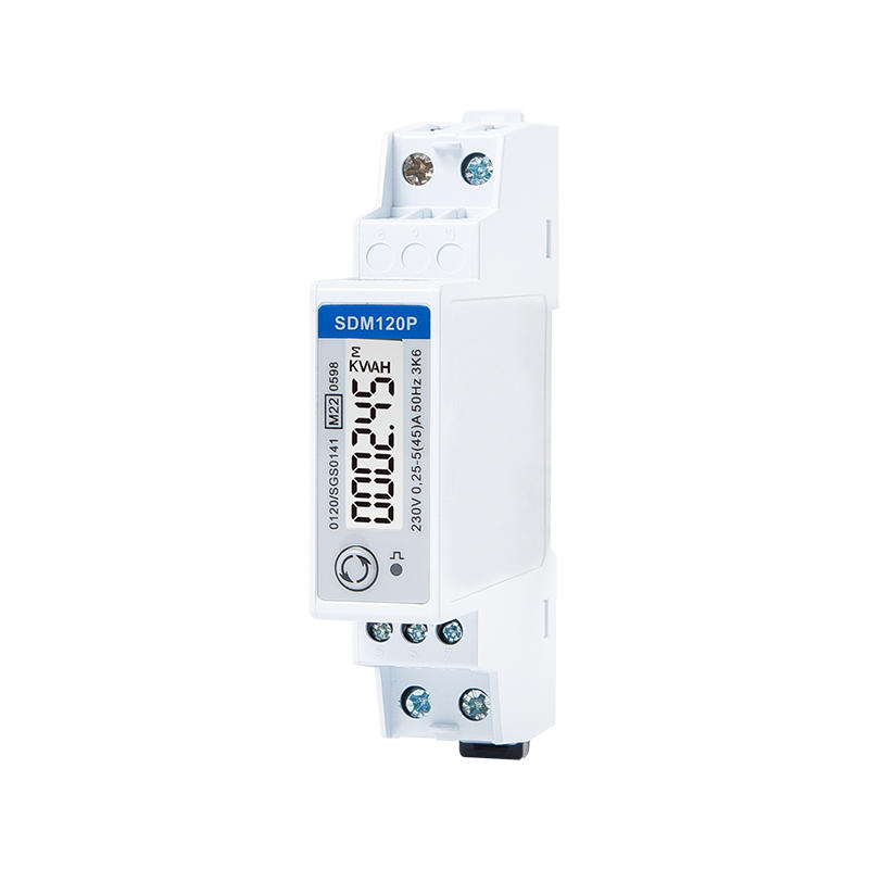 Din Rail Single Phase MID Energy Meter with Pulse Output
