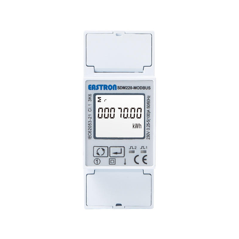 MID Approved Single Phase 100A Din Rail Multi-function Meter for EV Charging Metering