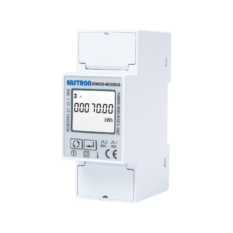 MID Approved Single Phase 100A Din Rail Multi-function Meter for EV Charging Metering