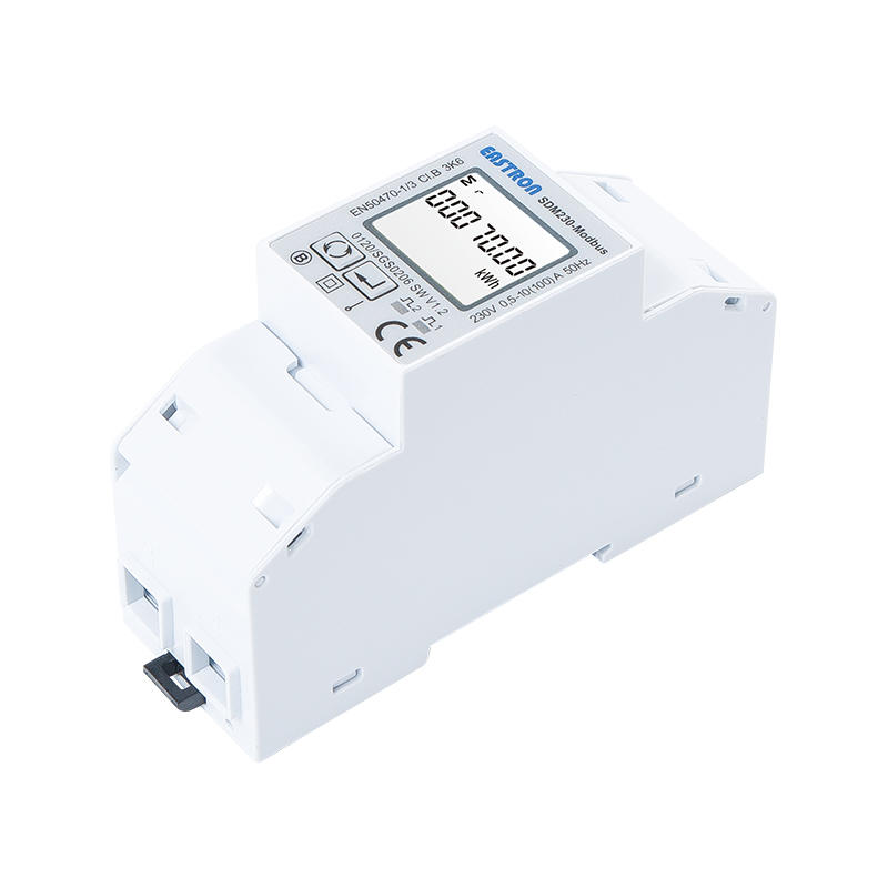 RS485 Modbus/DLT645 100A Din Rail Single Phase MID Energy Meter 