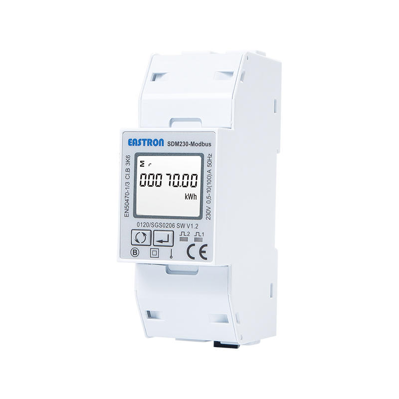 RS485 100A Din Rail Single Phase Multi-function Energy Meter