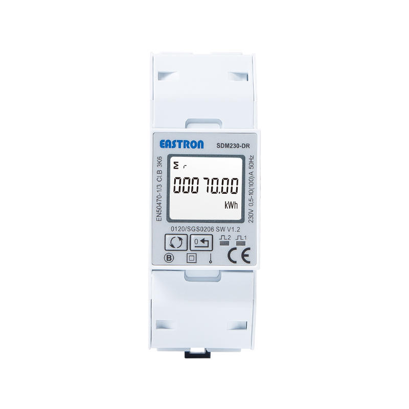 Resettable Din Rail Single Phase Electronic kWh meter with Pulse Output