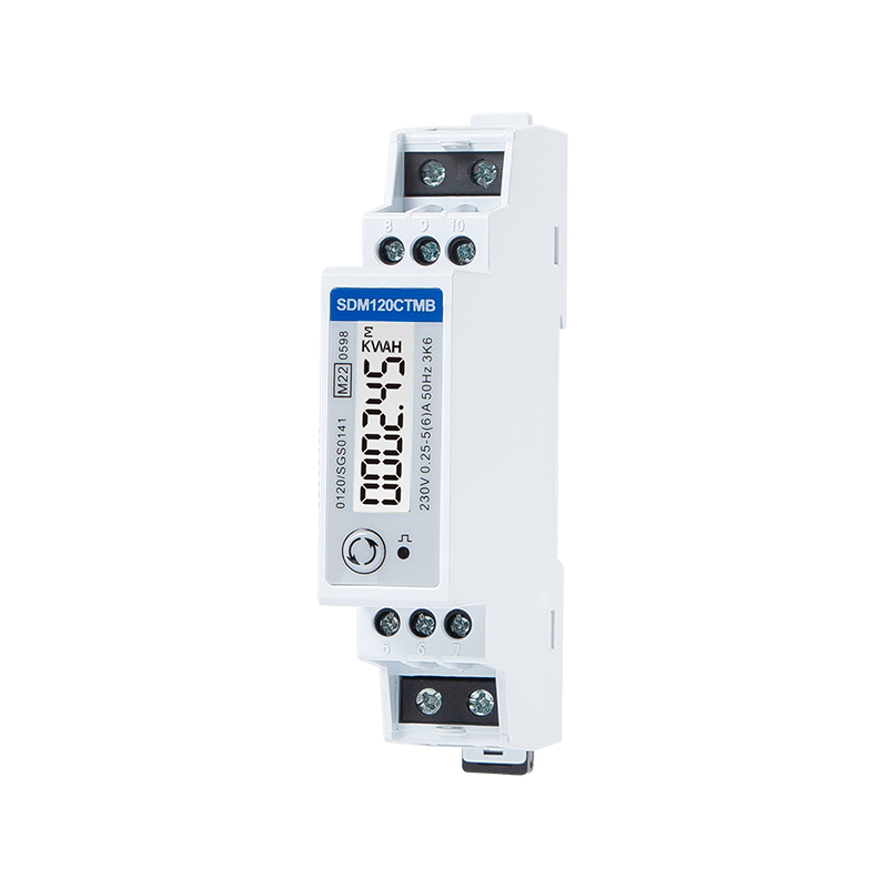 Mbus CT Type Din Rail Single Phase MID Energy Meter 