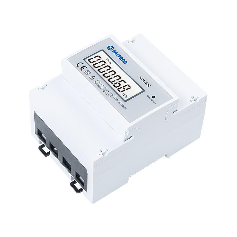 2P+N Din Rail Single Phase Electronic kWh meter with Pulse Output