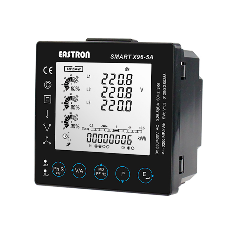 RS485 Modbus Panel Mounted Multi-function Power Analyzer