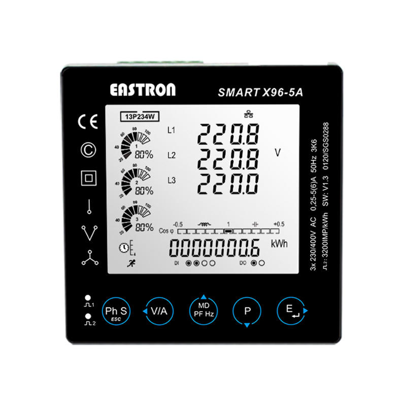 MID Three Phase Panel Mounted Multi-function Panel Meter for Electricity Distribution