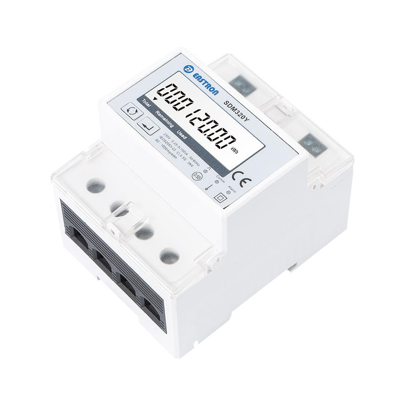 RS485 Remote Control Built-in Relay Single Phase Prepaid Multi-function Energy Meter