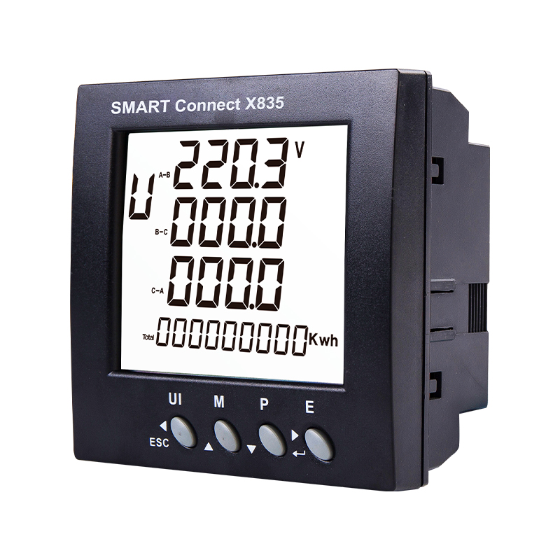 RS485 Modbus Panel Type 96x96x50 Multi-function Power Analyzer