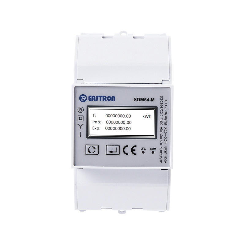 MID 3 Modules Din Rail Three Phase Direct  Multi-function Meter for EV Charging Metering