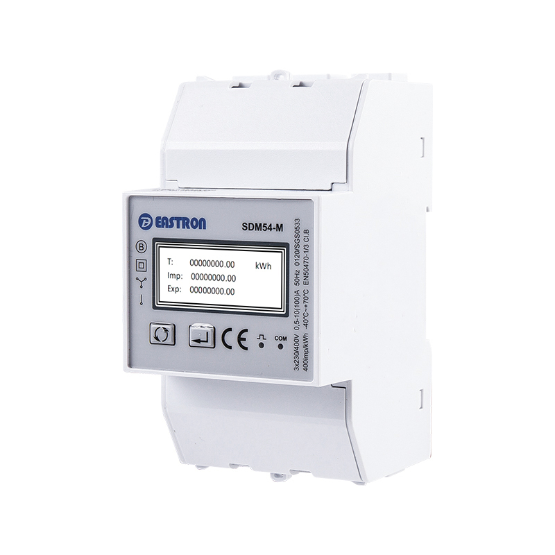 3 Modules RS485 Modbus Din Rail Three Phase Multi-function Energy Meter