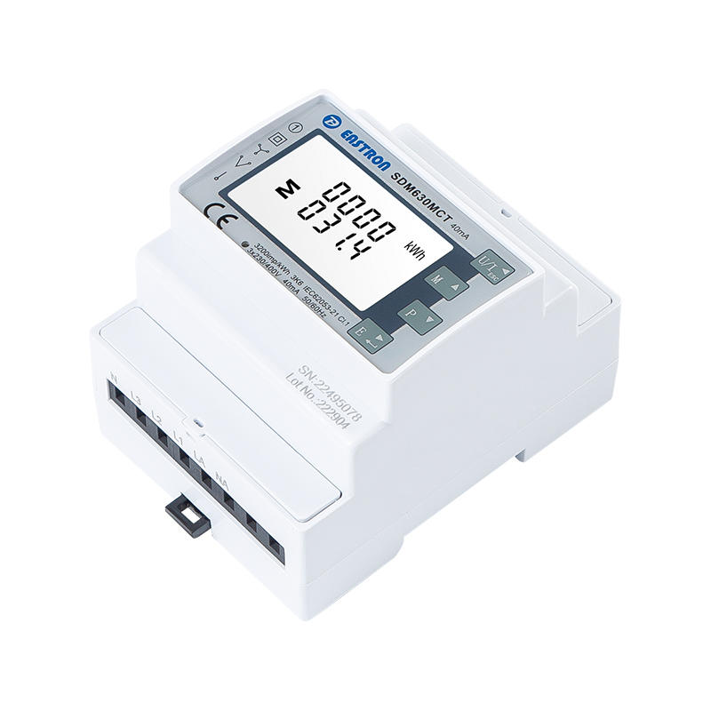 RS485 40mA CT operated Din Rail Three Phase Multi-function Energy Meter