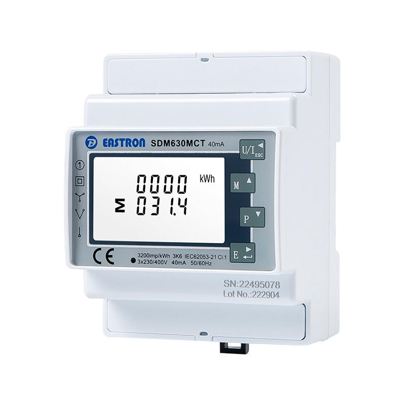 RCM 40mA CT Type Din Rail Three Phase Multi-function Solar PV /Zero Export Meter for PV Metering