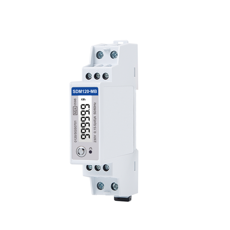 Mbus Direct Type Din Rail Single Phase MID Energy Meter 