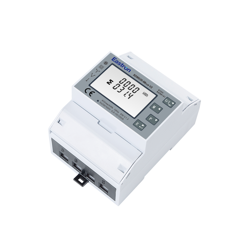 RS485 100A Din Rail Three Phase Multi-function Energy Meter