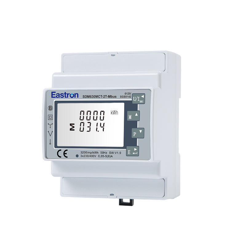 Mbus CT operated Din Rail Three Phase Multi-function Energy Meter