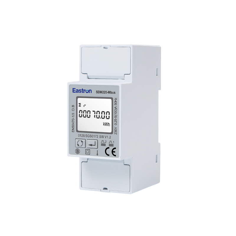 Mbus 100A Din Rail Single Phase MID Energy Meter 