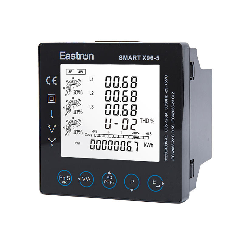 DI/DO RS485 Modbus 96x96 Panel Mounted Multi-function Power Analyzer