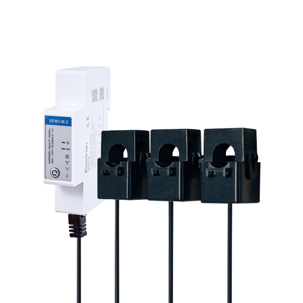 RS485 CT Connection Three Phase Din Rail Energy Meter for PV Metering