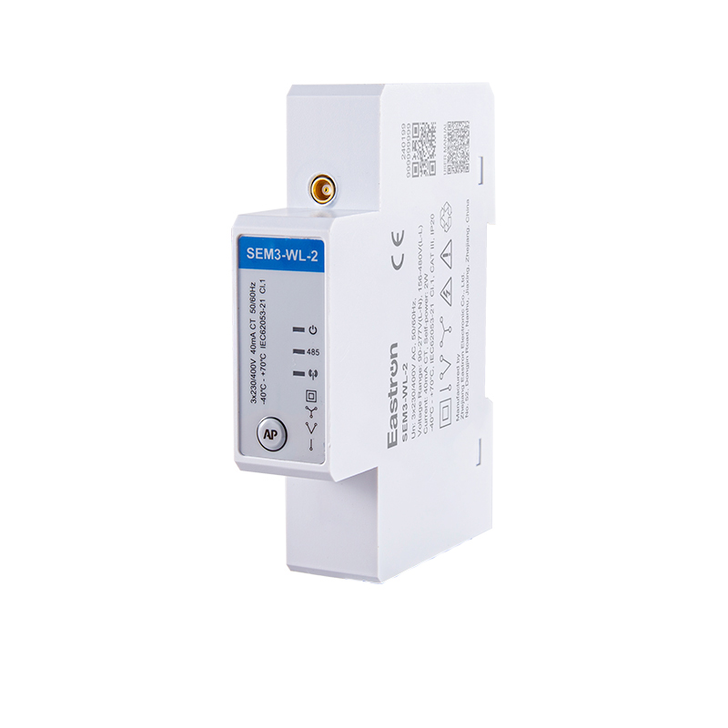 Compact Size Three Phase Din Rail Wifi Energy Meter with 3 in 1 CT