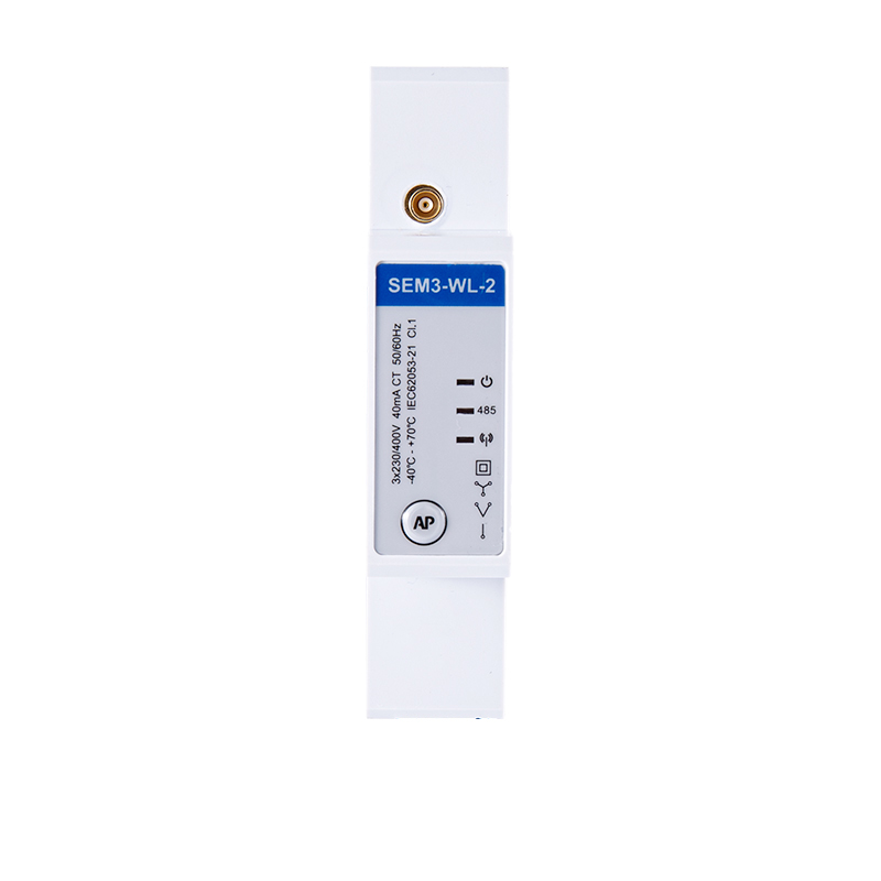 Compact Size Three Phase Din Rail Wifi Energy Meter with 3 in 1 CT