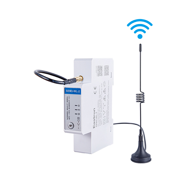 Compact Size Three Phase Din Rail Wifi Energy Meter with 3 in 1 CT