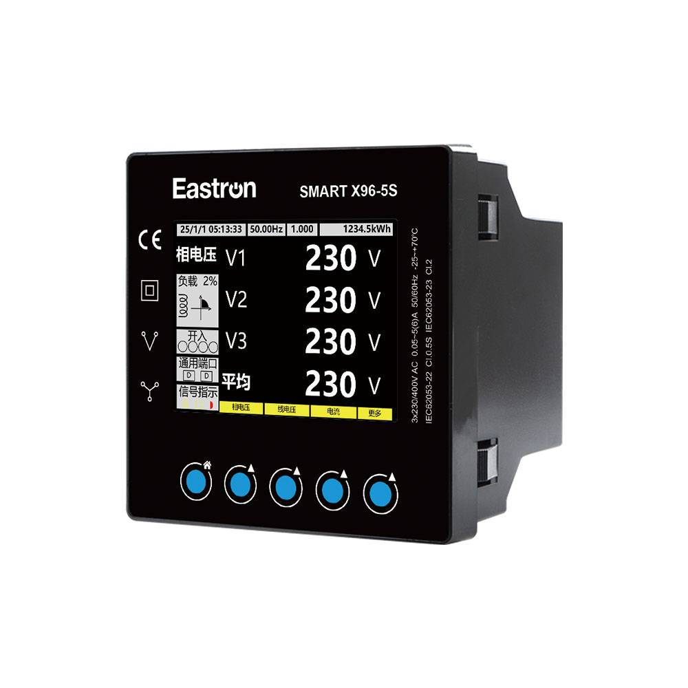 RS485 Modbus Class 0.5S Panel Mounted Multi-function Power Analyzer