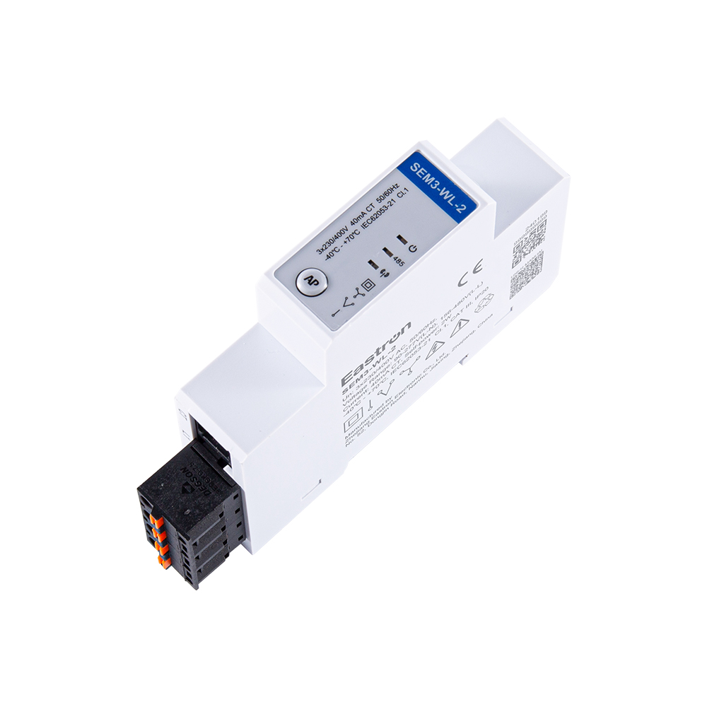 Din Rail Three Phase Multi-function Wifi Energy Meter with 3 in 1 CT