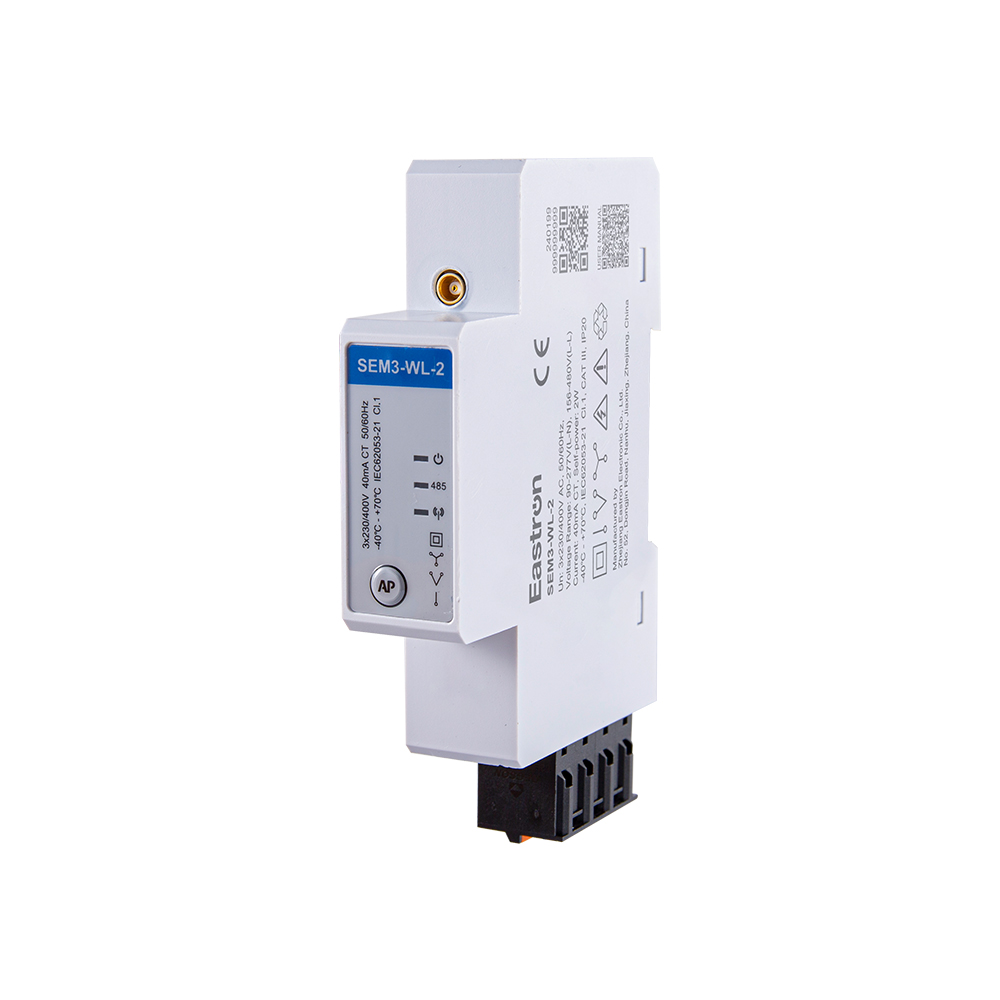 Din Rail Three Phase Multi-function Wifi Energy Meter with 3 in 1 CT