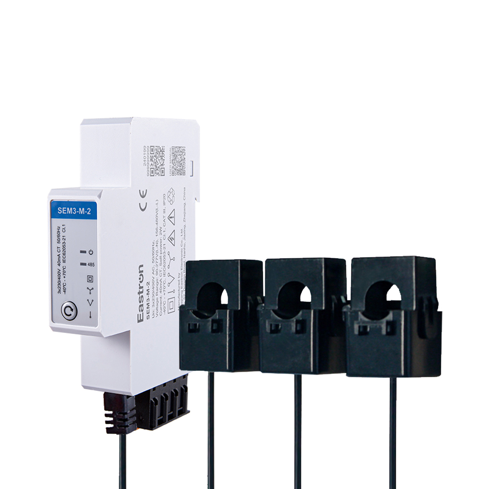 Din Rail Type RS485 Modbus Three Phase Mulit-function Energy Meter with CT Connection
