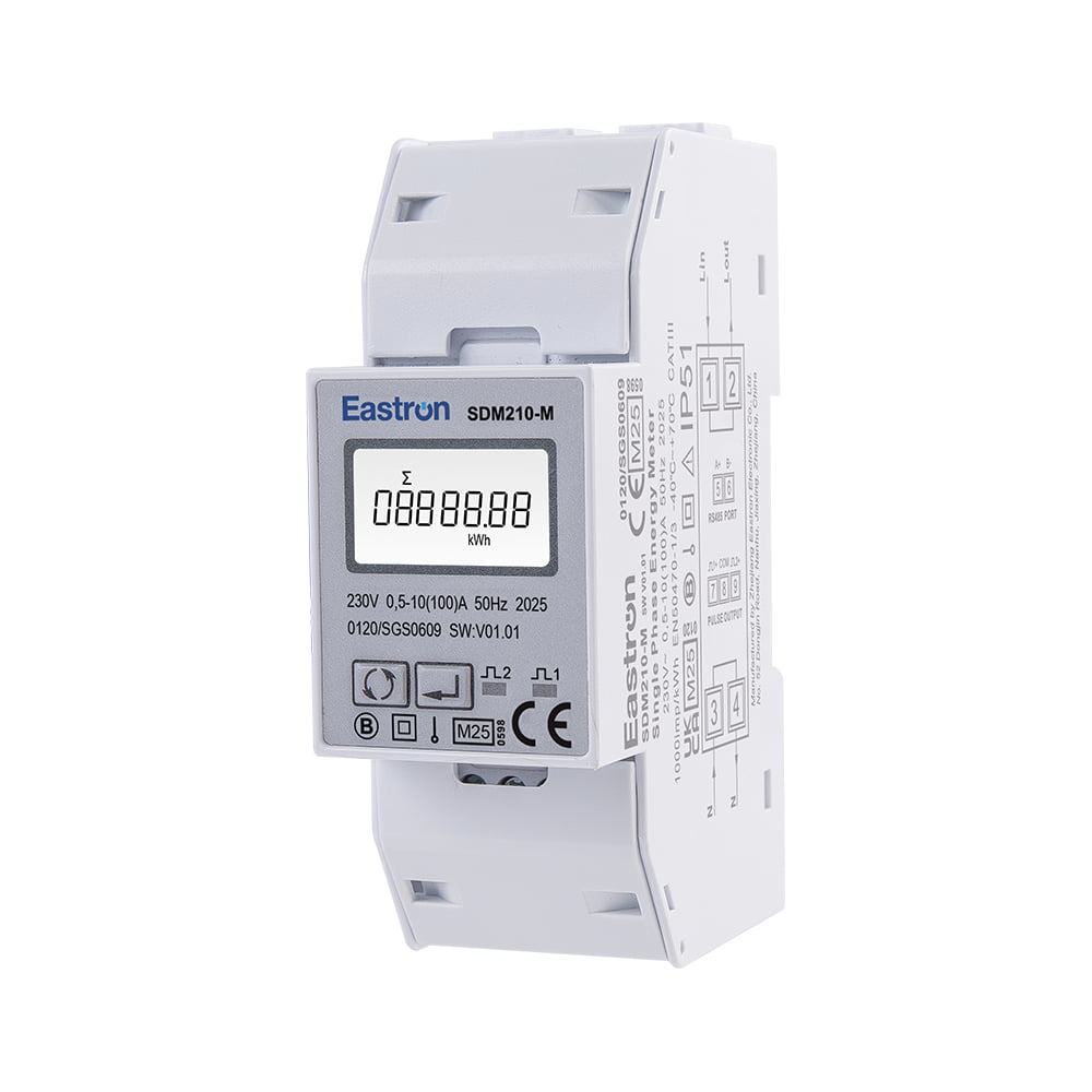Single Phase Multi-function Energy Meter with RS485 Modbus RTU