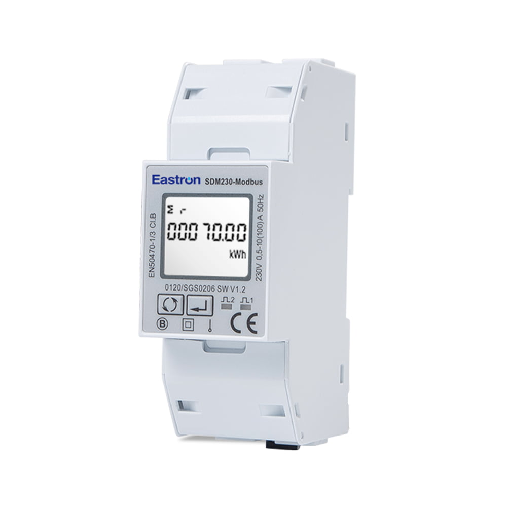RS485 Din Rail Modbus Multi-functional Single Phase ETL Energy Meter