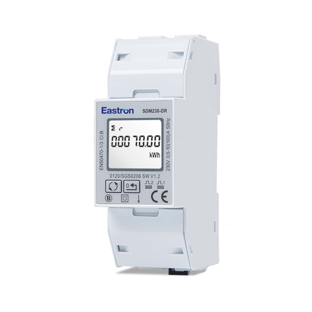 Power/ kWh Measurement Din Rail Single Phase ETL energy Meter