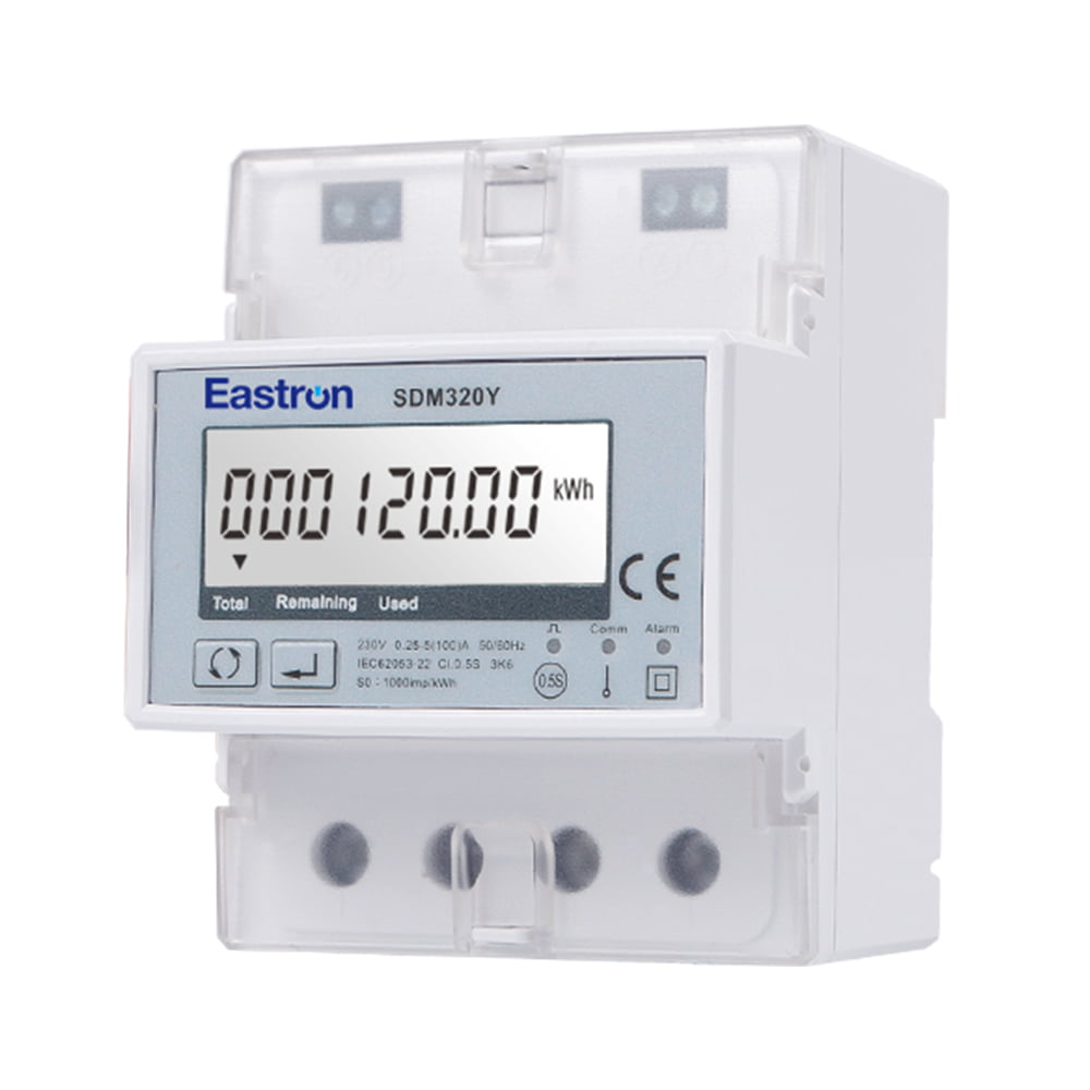 RS485 Remote Control Built-in Relay Single Phase Prepaid Multi-function Energy Meter