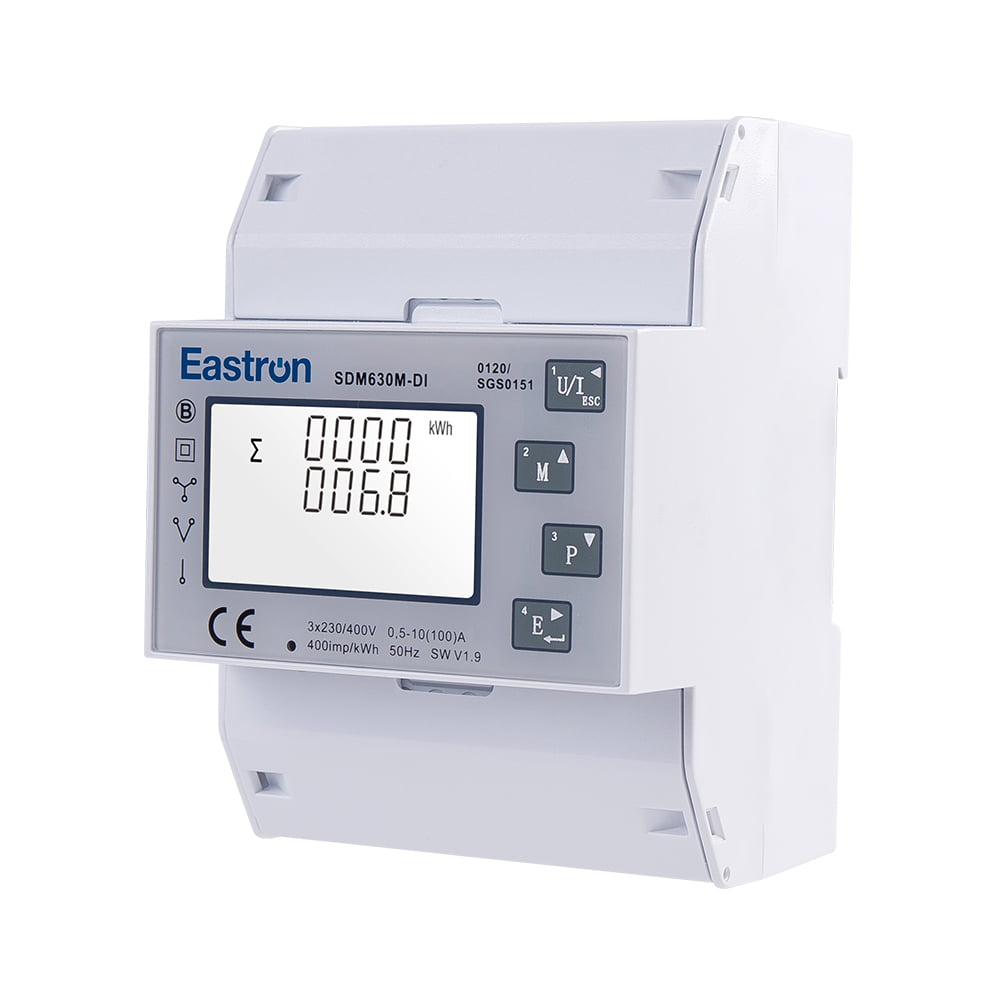Digital Input Din Rail Multi-functional Three Phase ETL Energy Meter
