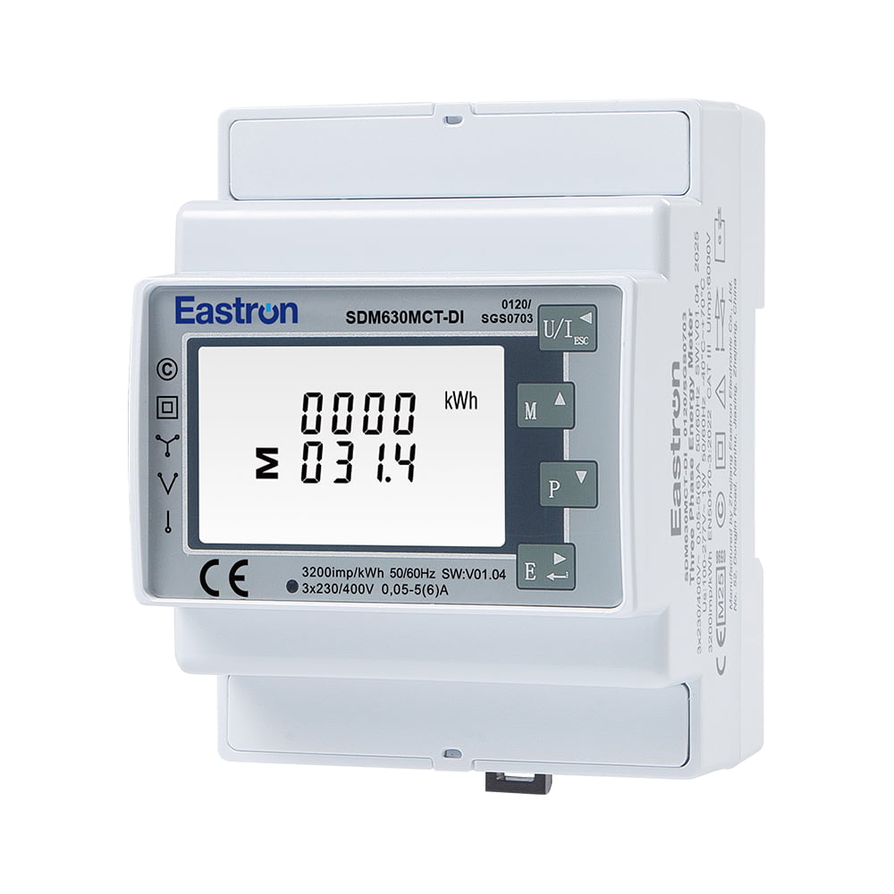 Digital Input RS485 Modbus CT Operated Three Phase Multi-function Energy Meter