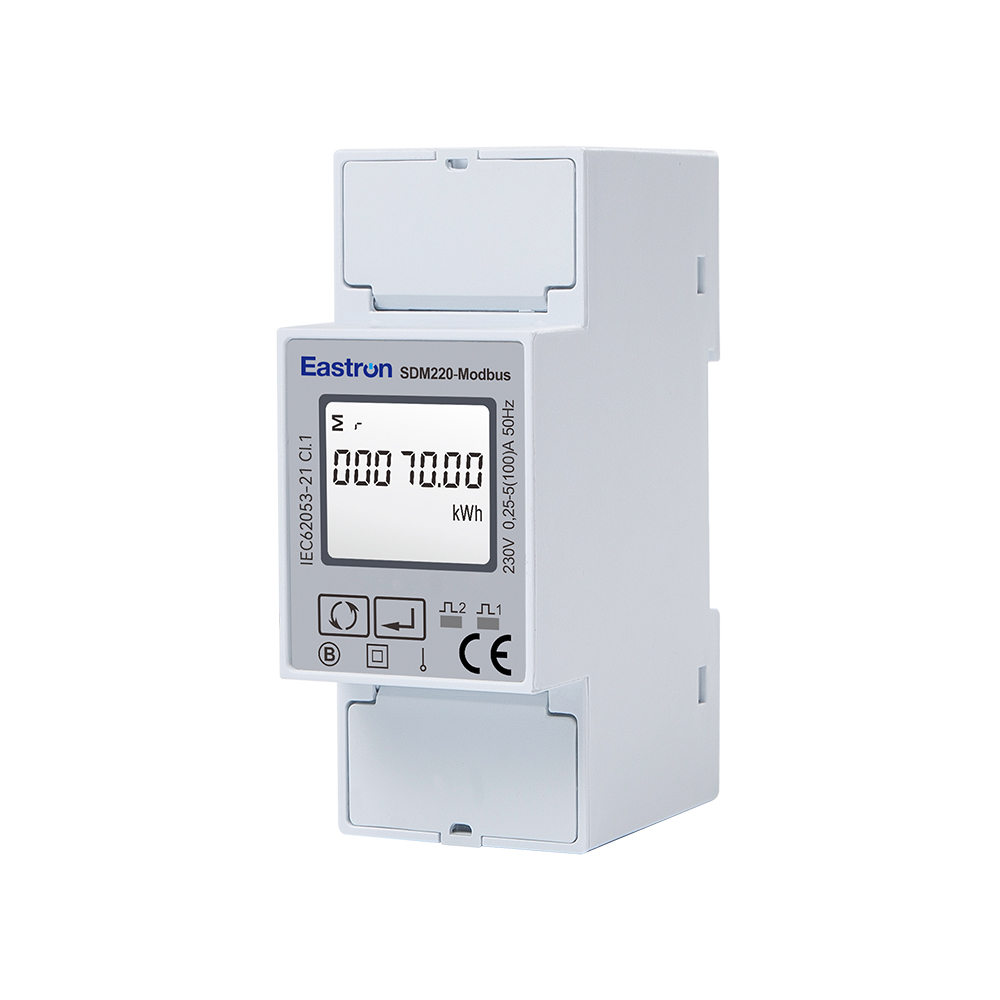 100A Single Phase Din Rail Multi-function Meter for EV Charging Metering