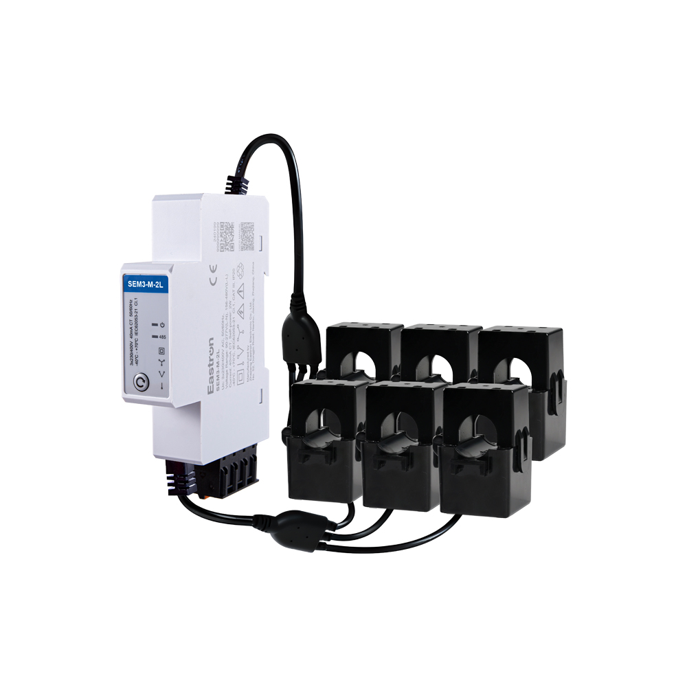 Dual-channel CT Connection Three Phase Din Rail Energy Meter for PV Metering